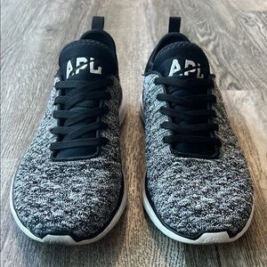 Apl Shoes Black TechLoom Phantom Running Shoes Sneakers Size 7.5 Lightweight